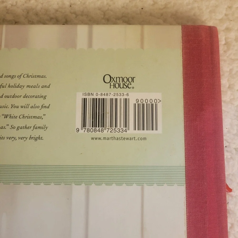 Martha Stewart Classic Crafts and Recipes Christmas Book OS Green Good Holiday